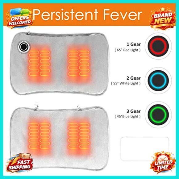 Rechargeable Hand Warmer with Power Bank, 3 Heat Modes, Portable for Camping & - Picture 3 of 6